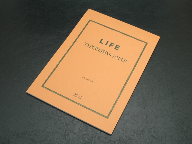LIFE　Typewriting Paper T21