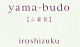 yama-budo　【山葡萄】